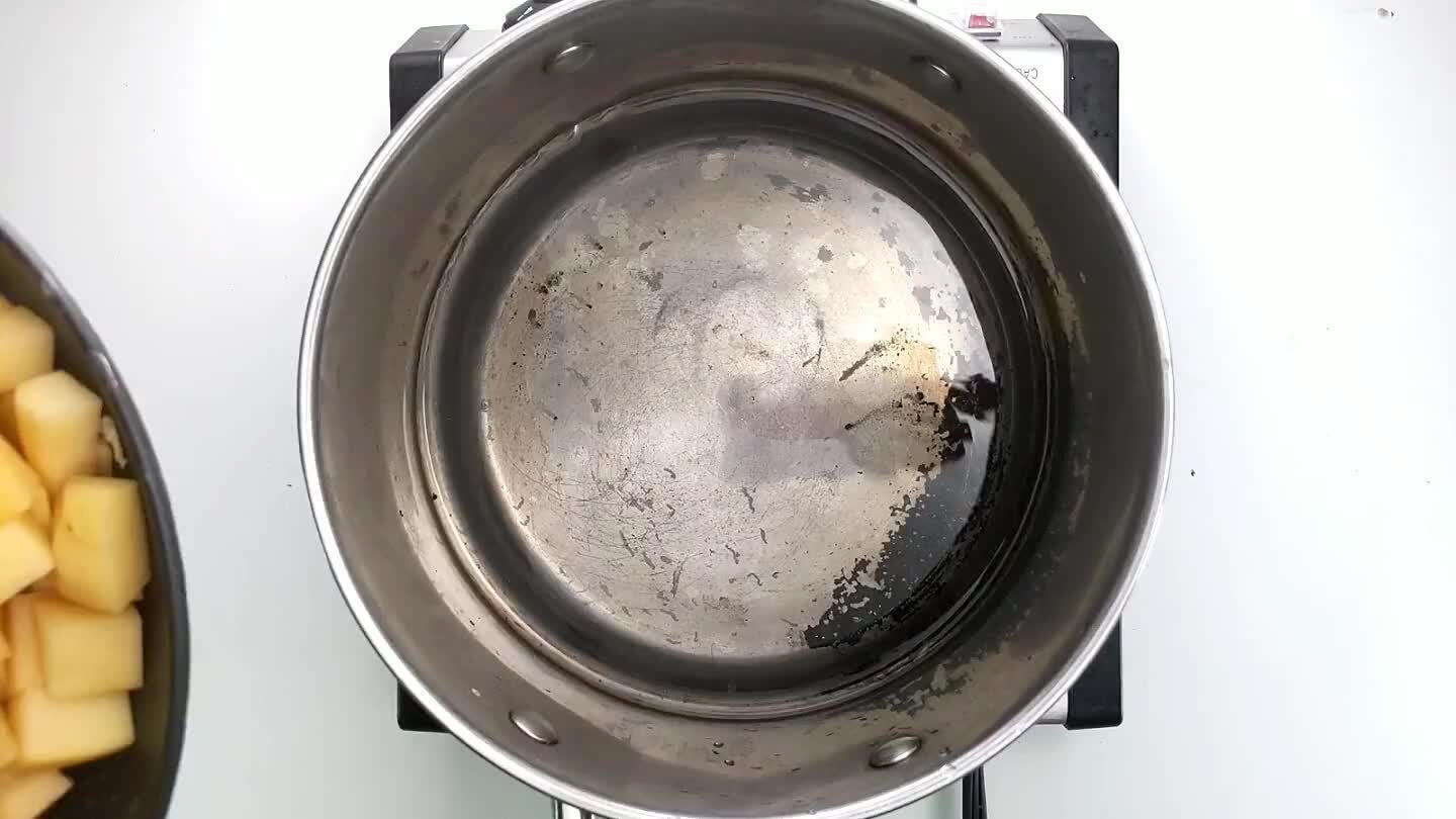 Once boiling, remove the lid and simmer for about 10 minutes or until tender. The time will vary slightly based on the size of you potato chunks.