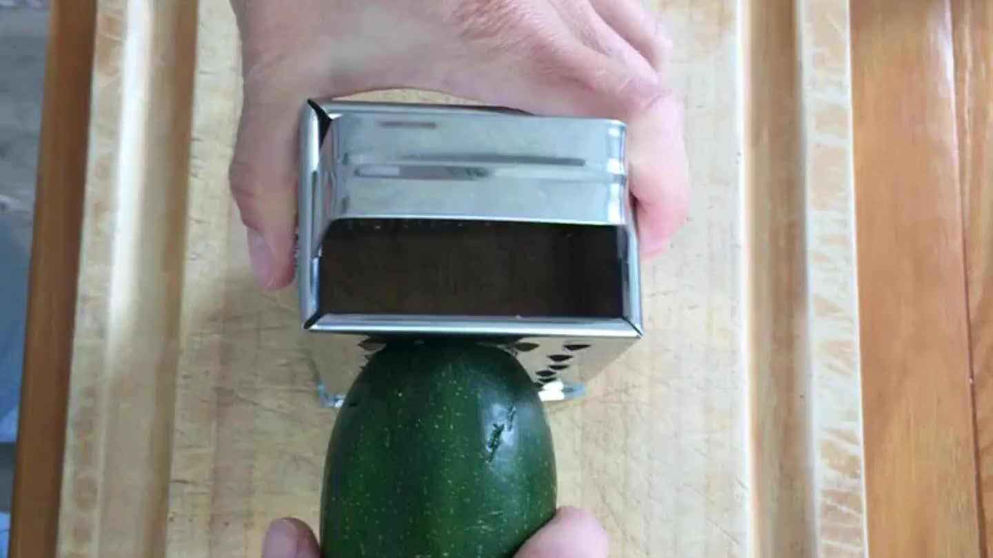 ter in a sieve after grating or wrap in a towel to squeeze out excess liquid.