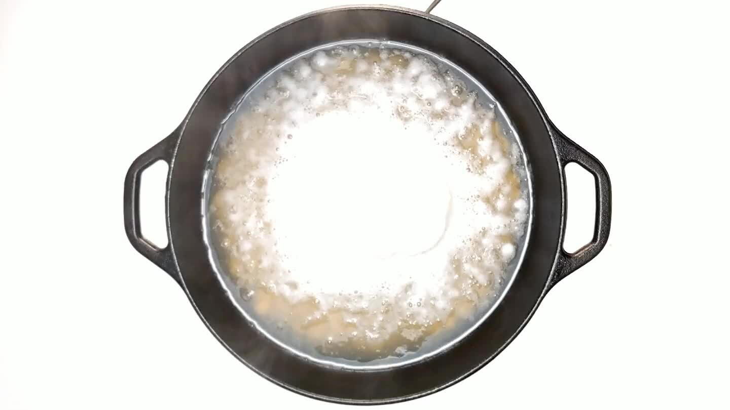 eas are very tender, nearly falling apart. This should take 2-4 hours. Meanwhile, you can prepare the soup base to be added later.