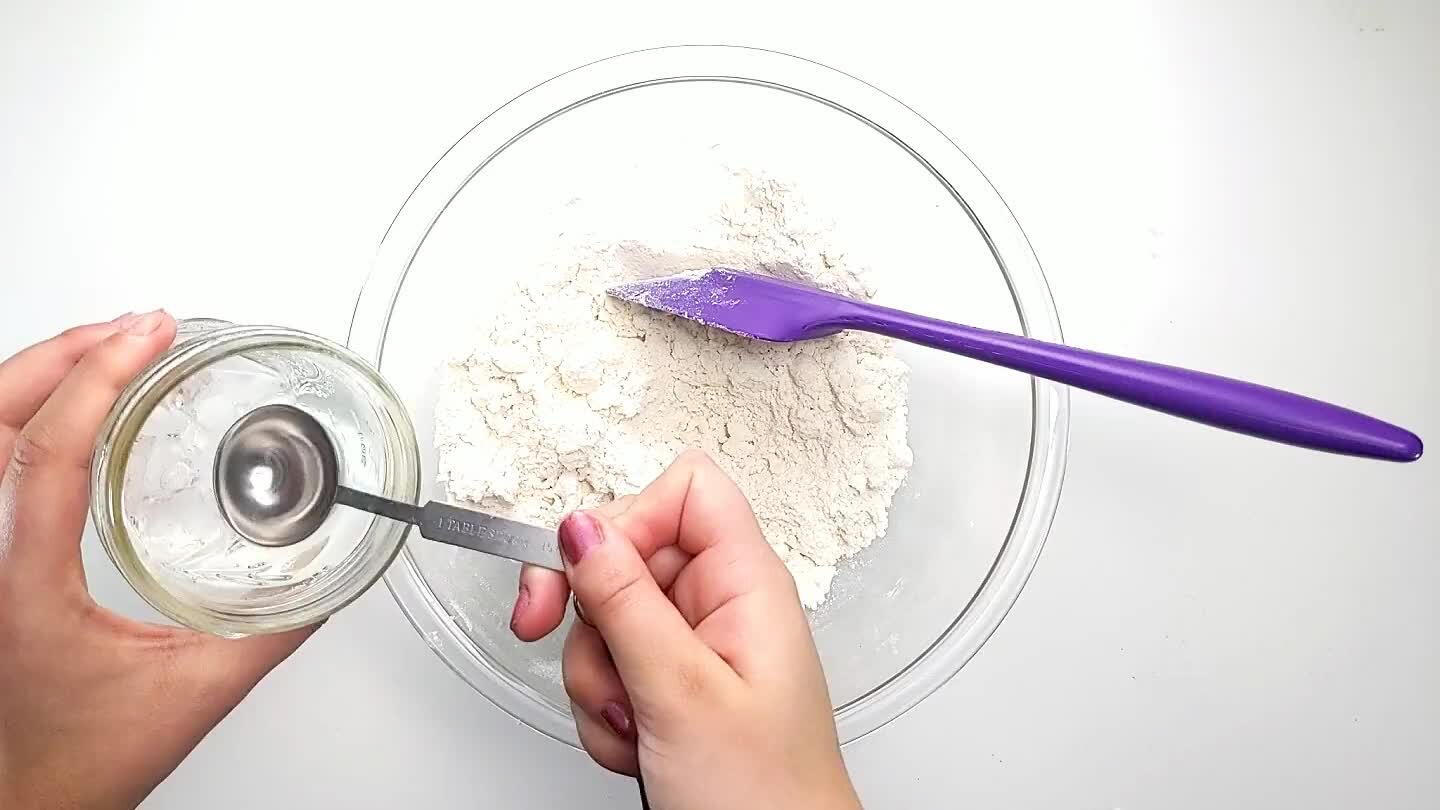 nly add enough water to hydrate the flour.