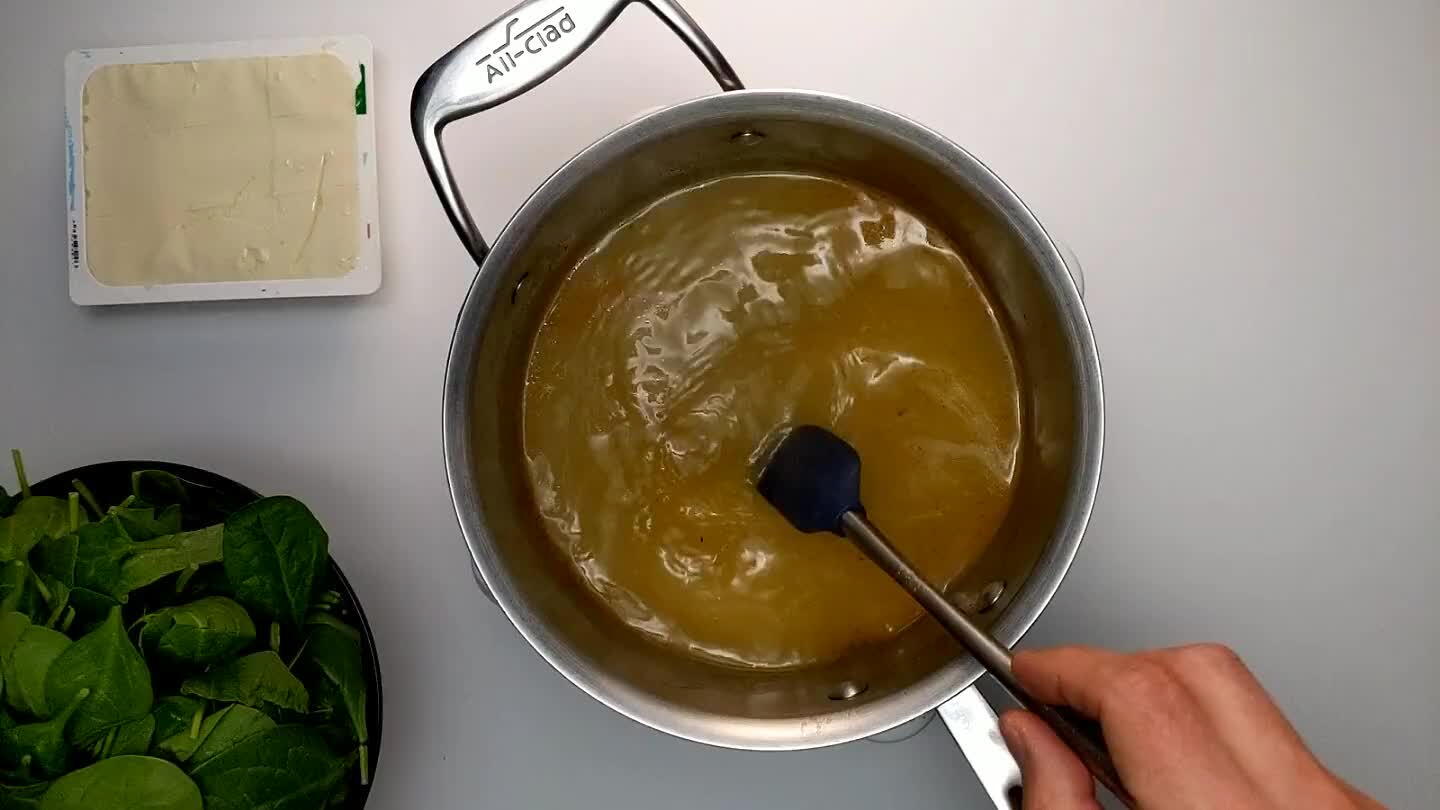 k down into the broth.