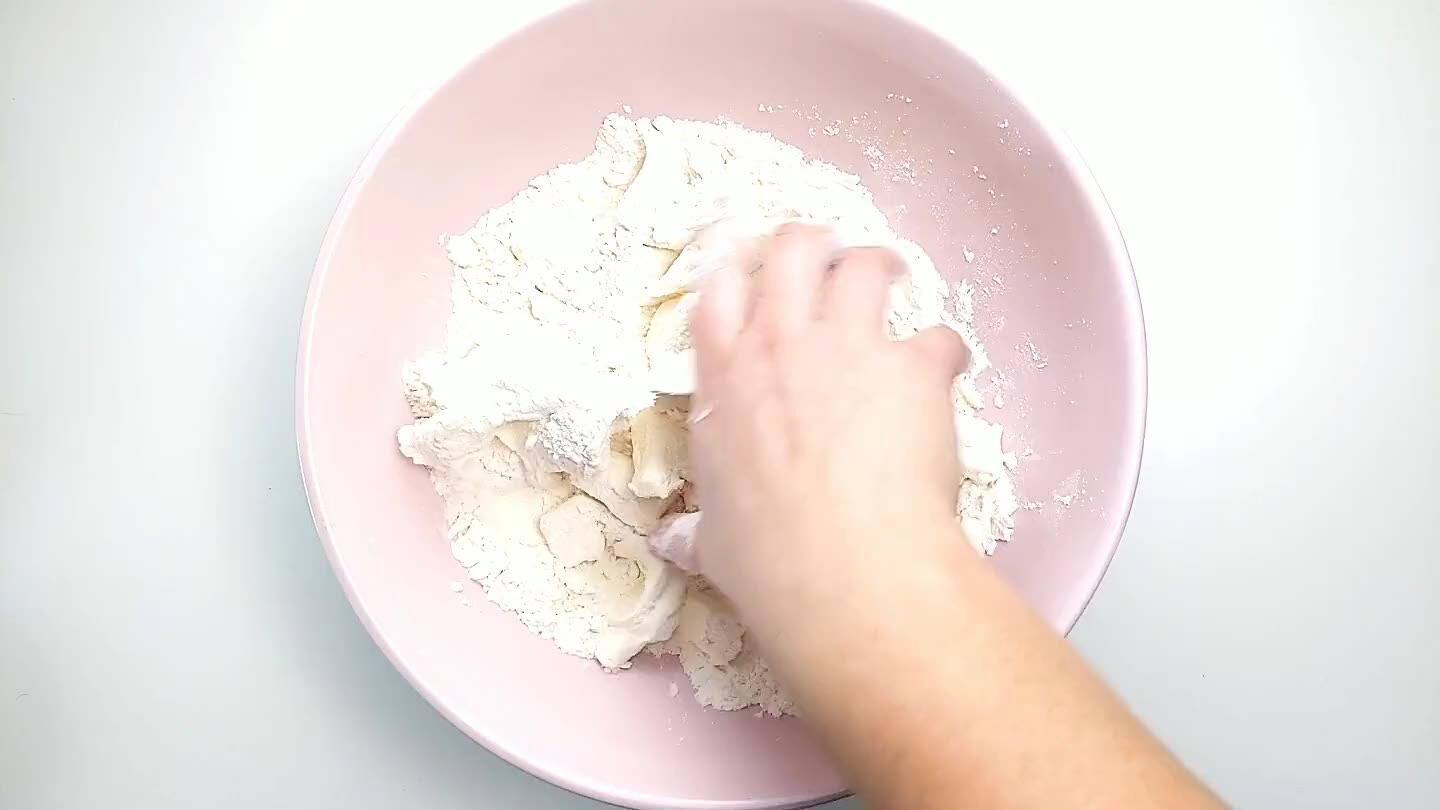 ntil no dry spots or large pieces of cream cheese remain. You can knead it together on a work surface, or mix this together in a stand mixer.