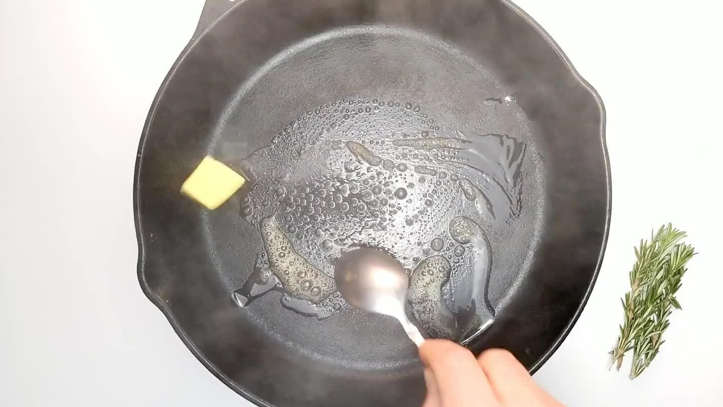 that rosemary flavor so that you can spread it over the roast.