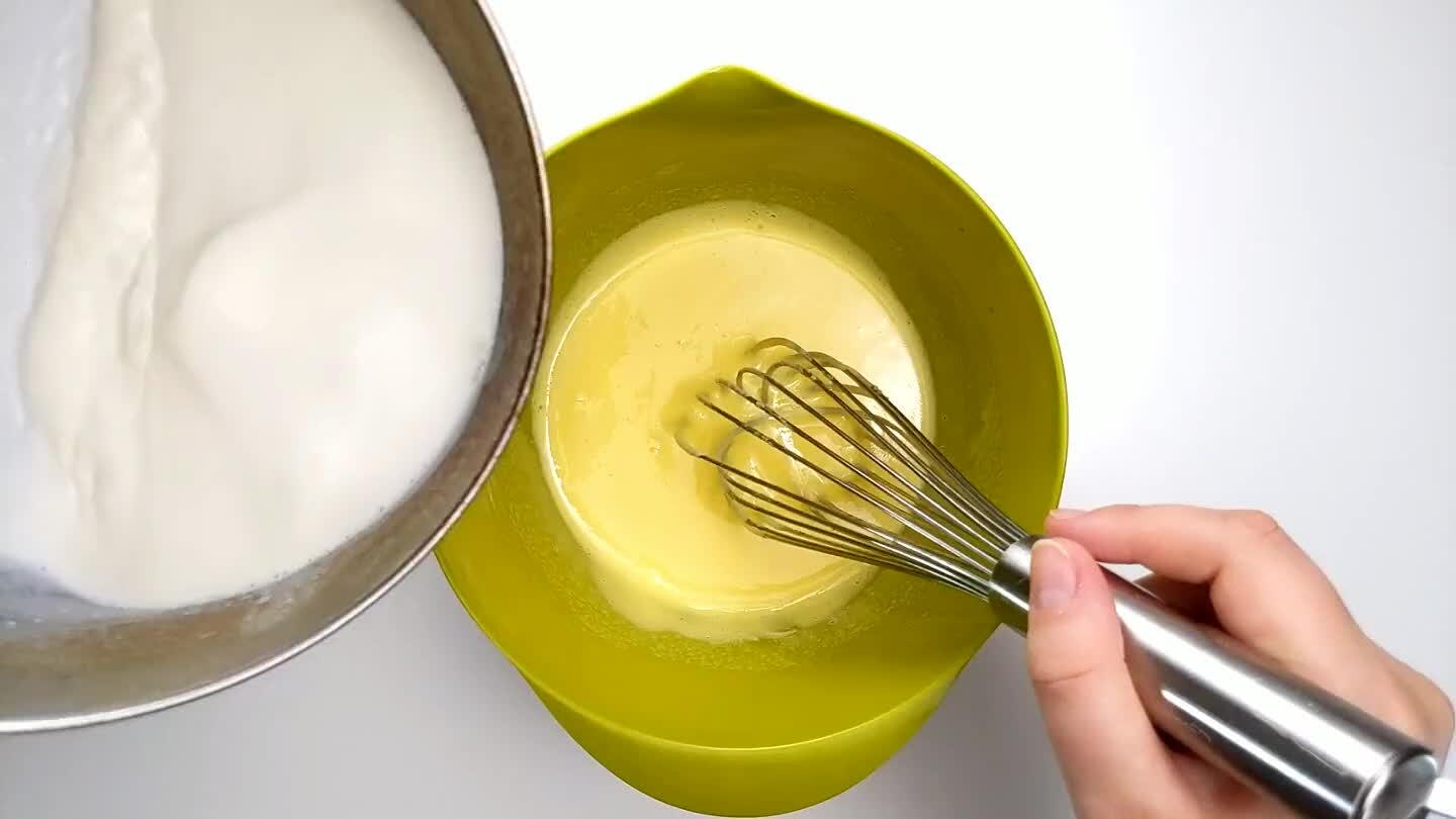 gs. Then slowly stream in the remaining milk while whisking. Add back to the saucepan.