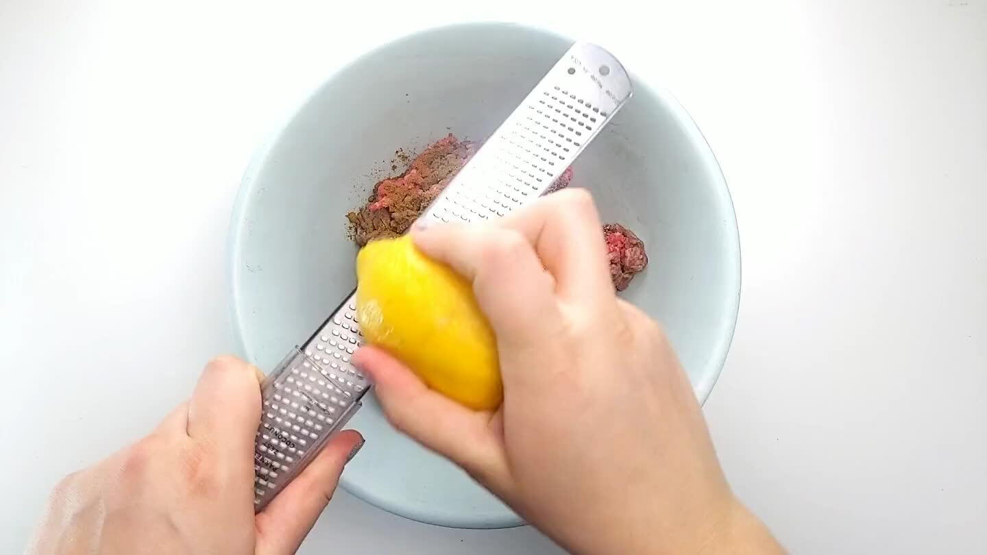 est. Save the lemon to juice into the couscous later.