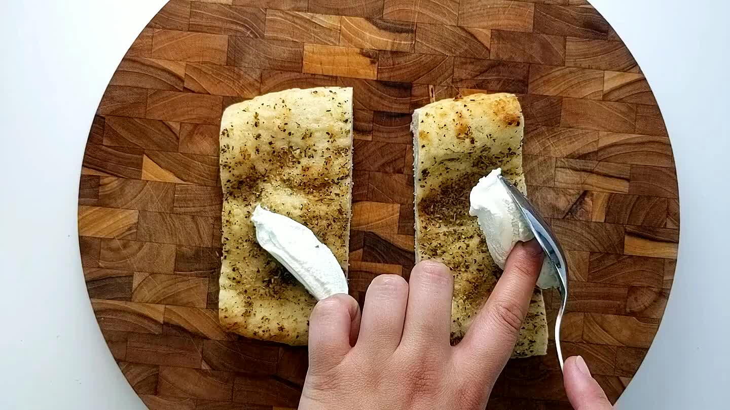 pread over the bread.