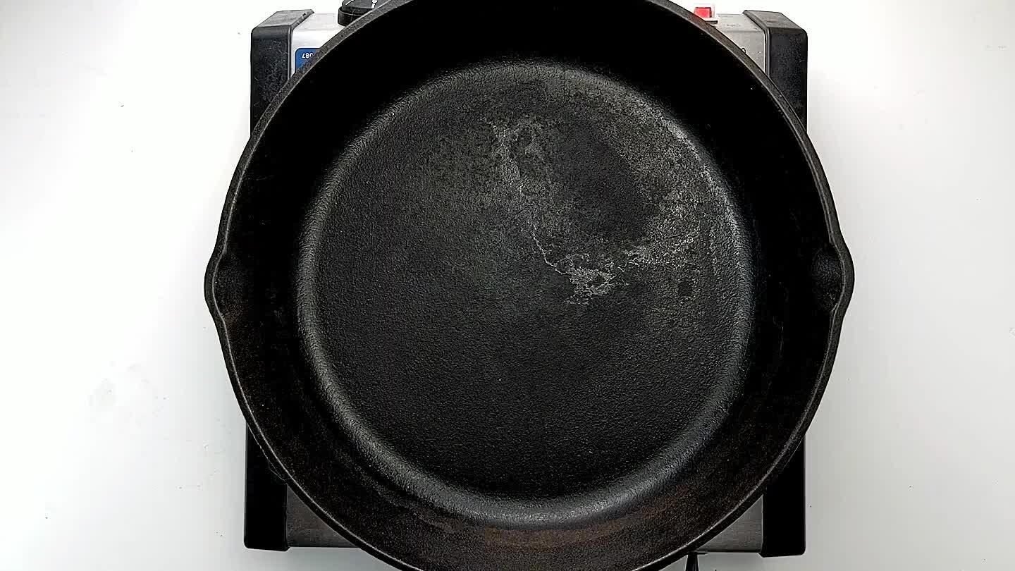 fe pan. Season with salt and black pepper. Sauté the onions until lightly browned.