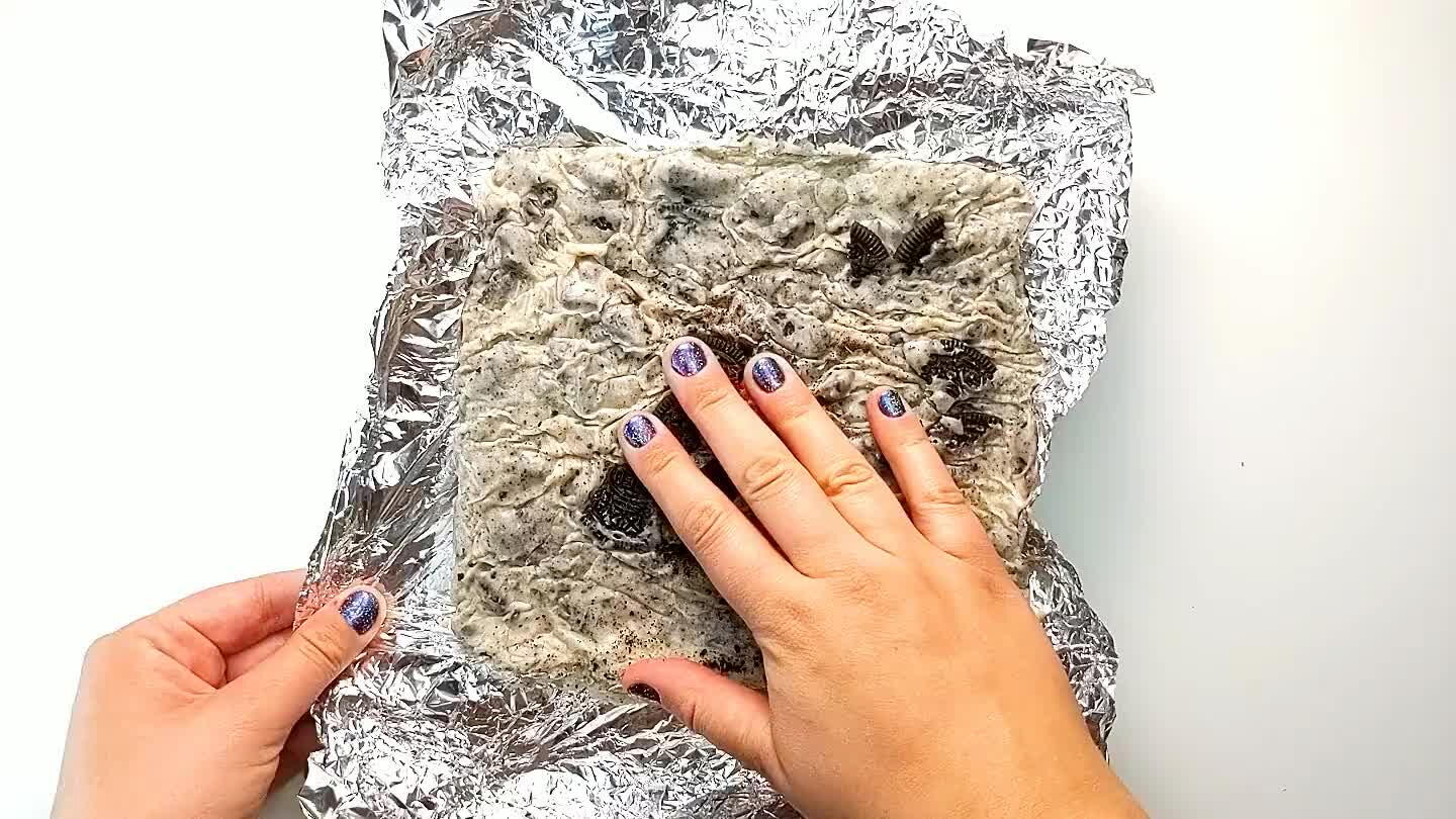 sized cubes for serving.
