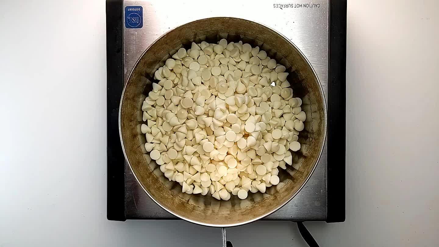 a saucepan over medium low heat.