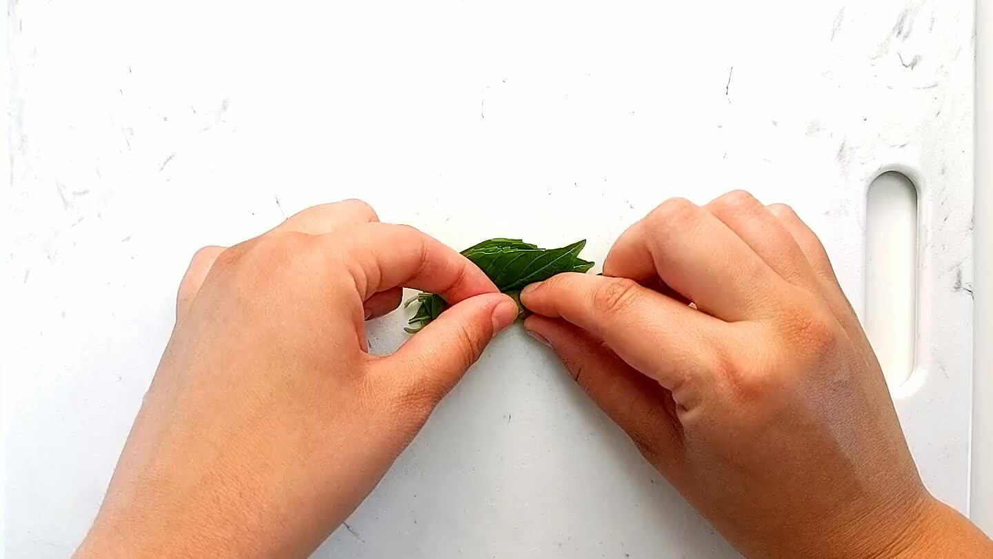 d slice as thin as you can.