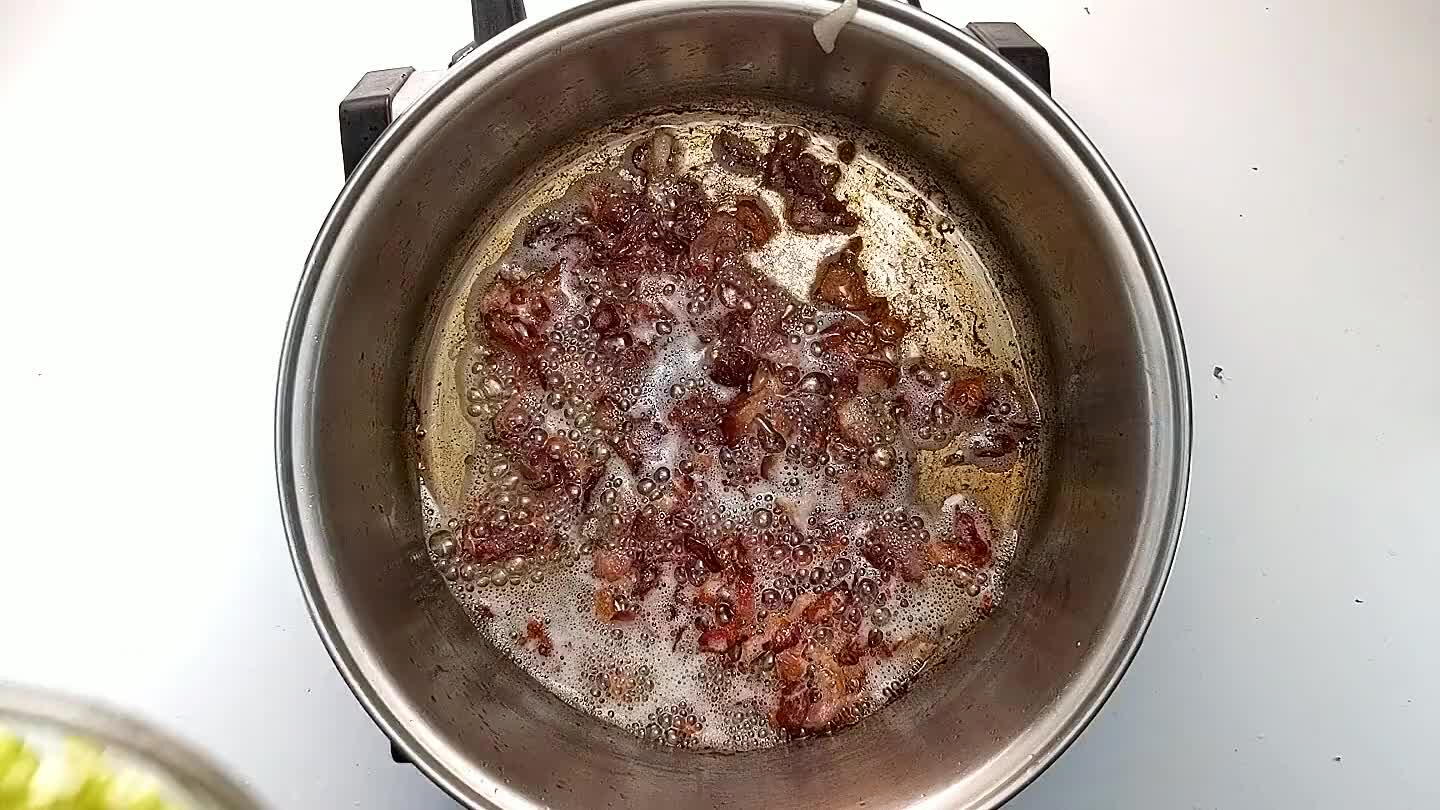 a minute. Then add the potato chunks.