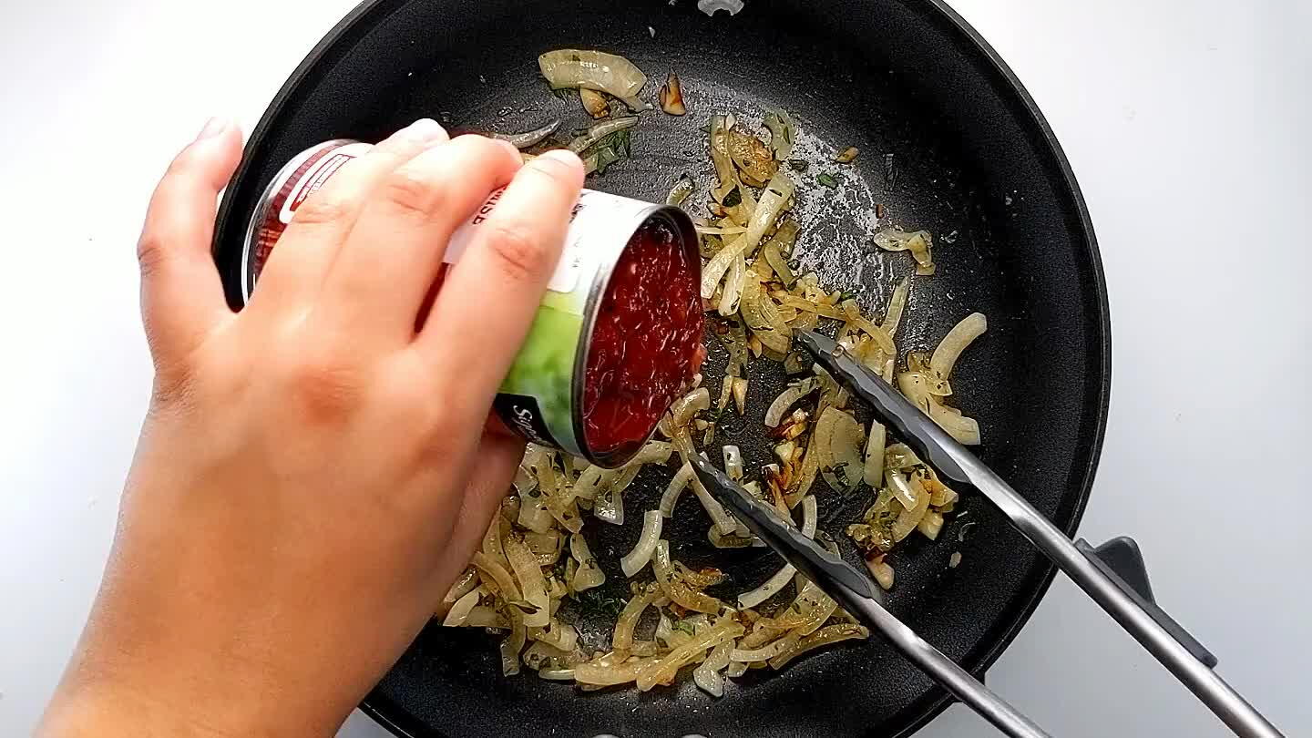 sh out the can with about a 1/2 cup of water and add that as well.