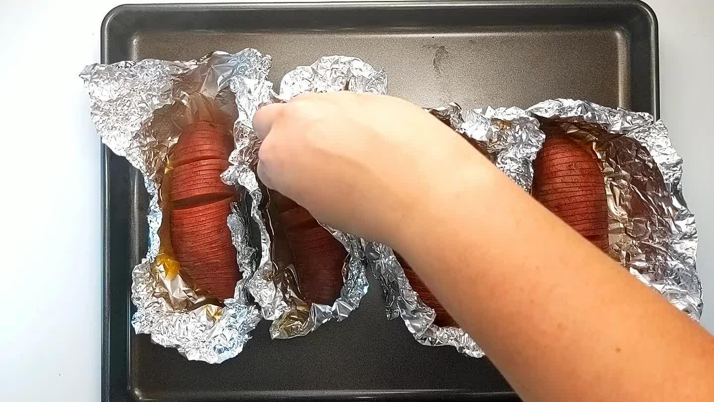n top of the potatoes.