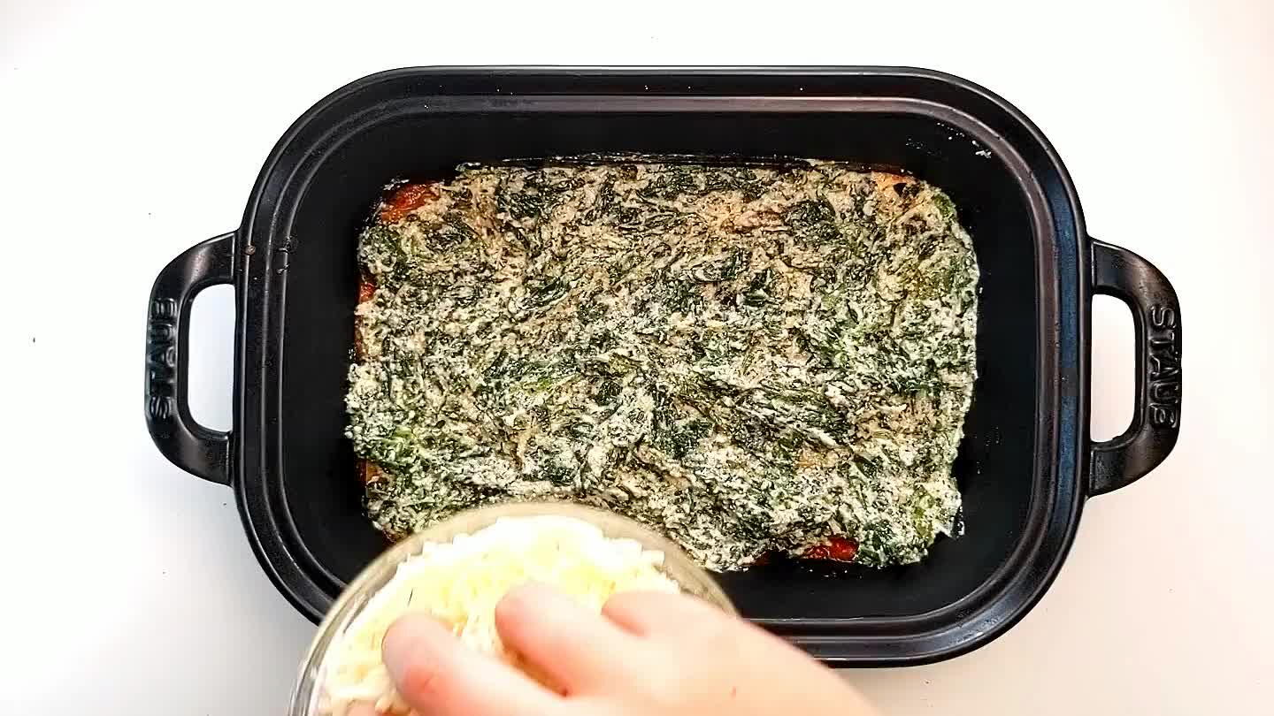 nach ricotta mixture, and shredded cheese until you are out of lasagna noodles.