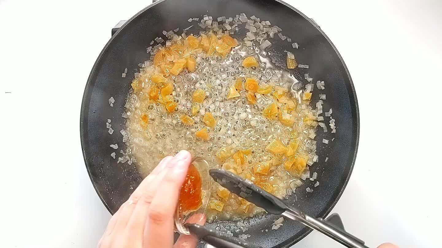 n to the pan.