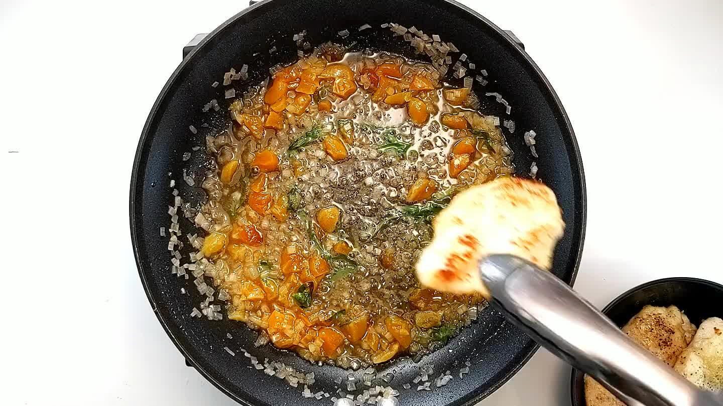 of the chicken. Let the chicken finish cooking for few minutes in the sauce before serving.