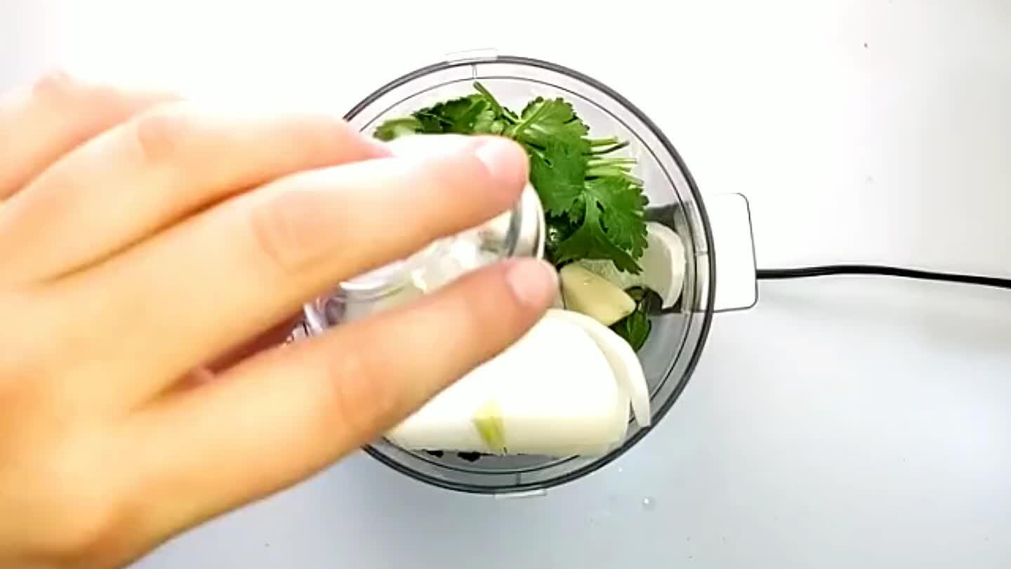 Add the remaining oil.