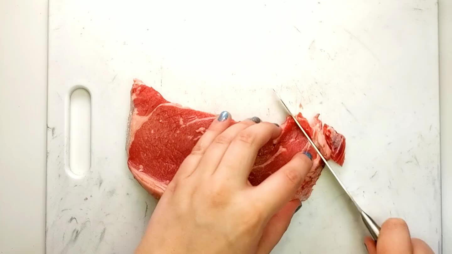 s to make it easier to slice thin.
