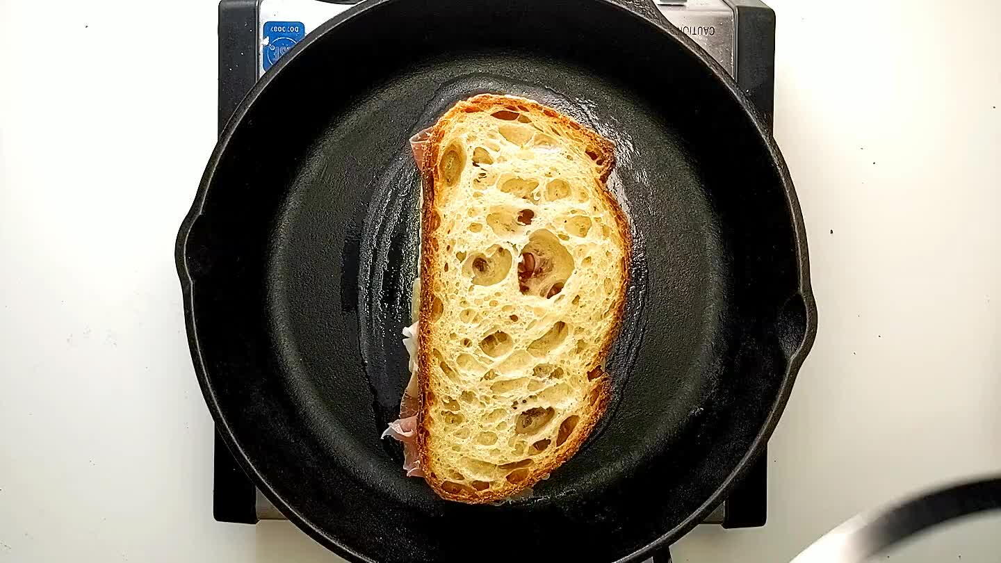 elt. Flip to the other side adding more butter as needed. Grill for another couple minutes.
