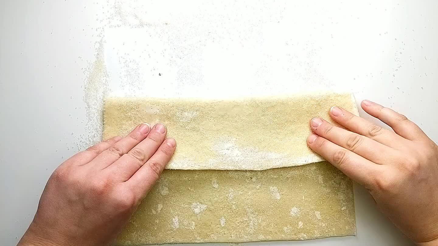 to roll out to a couple inches larger on each side.