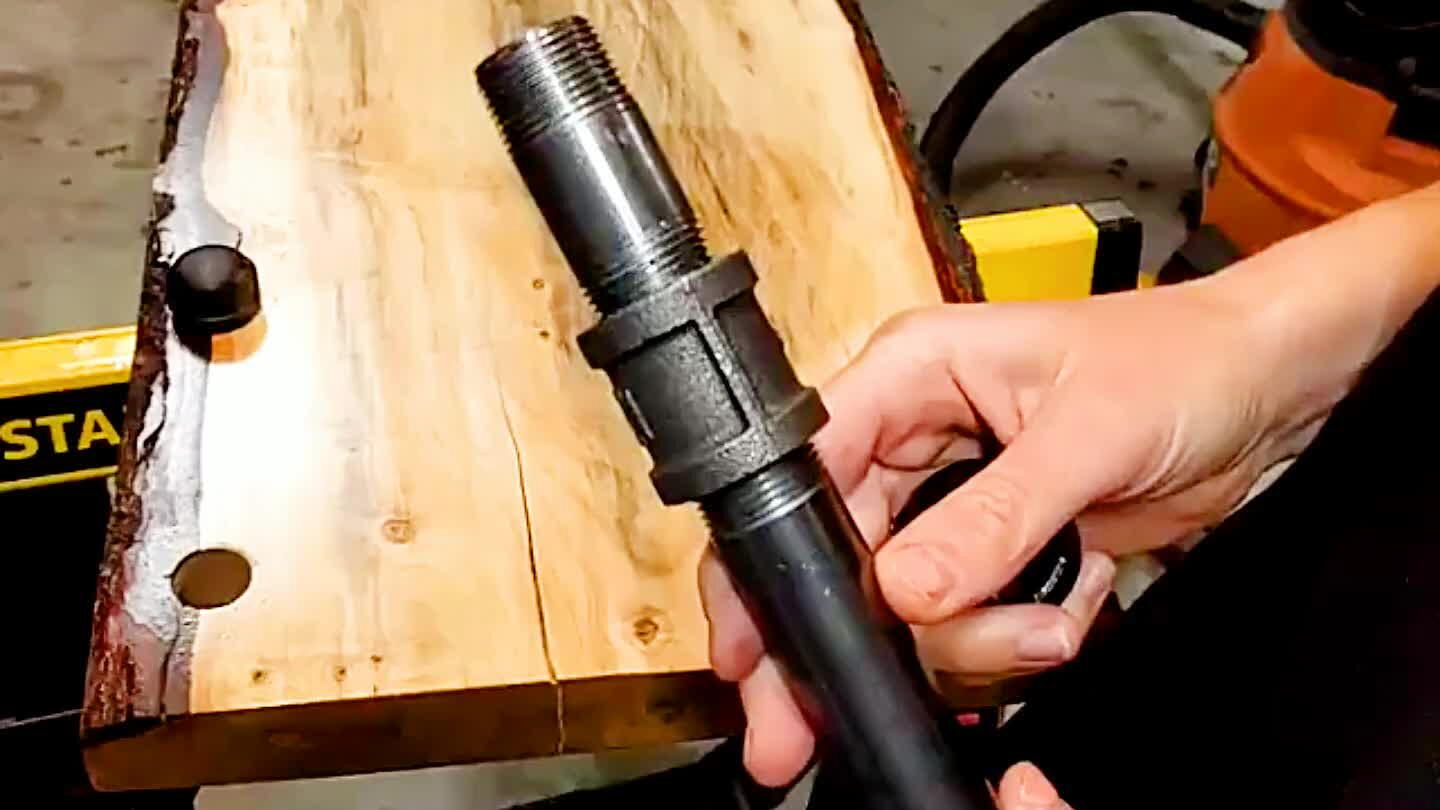 his will make a very tight and resistant leg. We came up with this idea trying to save on bottom connectors, because they are $5 a piece and the cap is only $1.